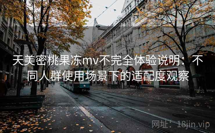天美密桃果冻mv不完全体验说明:不同人群使用场景下的适配度观察 天美密桃果冻mv不完全体验说明:不同人群使用场景下的适配度观察
