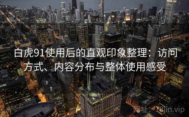 白虎91使用后的直观印象整理：访问方式、内容分布与整体使用感受
