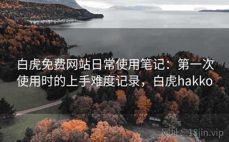 白虎免费网站日常使用笔记：第一次使用时的上手难度记录，白虎hakko