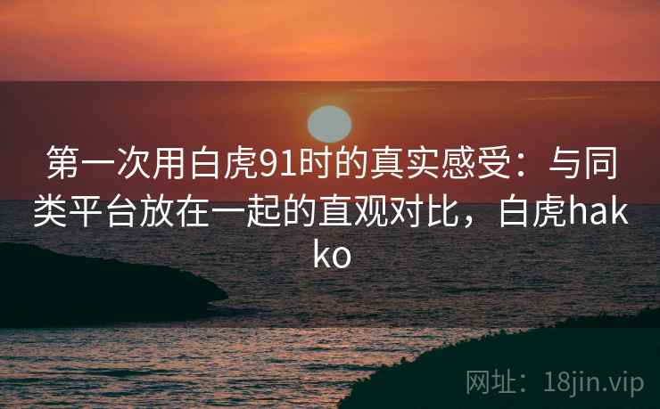 第一次用白虎91时的真实感受：与同类平台放在一起的直观对比，白虎hakko